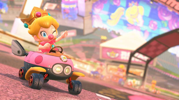 Mario Kart World Baby Peach