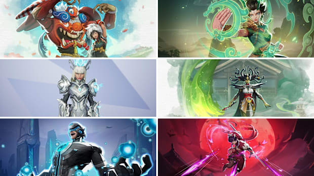 Peni Parker, Mantis, Magik, Hela, Mister Fantastic, and Psylocke skins in Marvel Rivals College Perks.