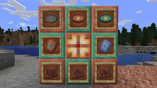 Minecraft 1.21 discs, templates, and sherds