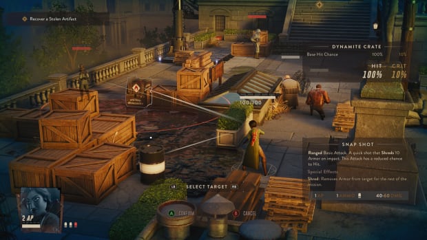 The Lamplighters League screenshot of people firing guns from cover.