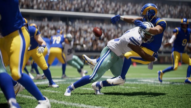 A big tackle in Madden NFL 25