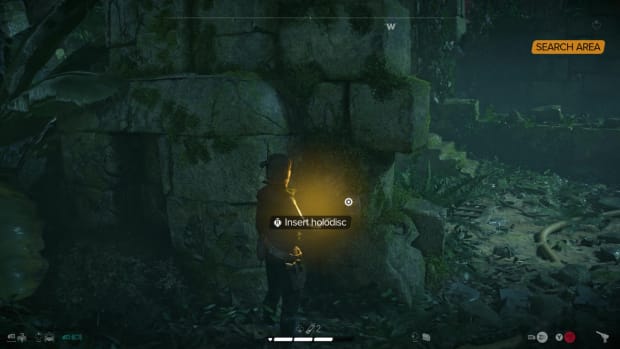 Overgrown Vault button location.