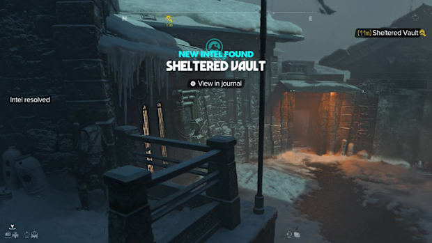 Sheltered Vault location.