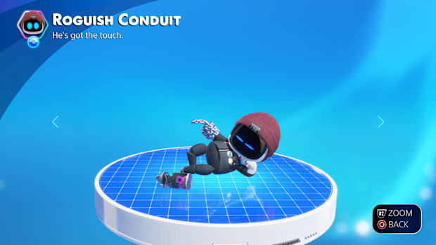 Delsin Rowe from Infamous as a cameo bot in Astro Bot.