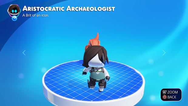 Lara Croft bot cameo in Astro Bot.