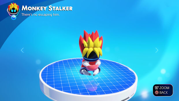 Stalker from Ape Escape in a cameo as a bot in Astro Bot.