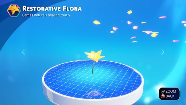 The flower from the game Flower, in an Astro Bot cameo.