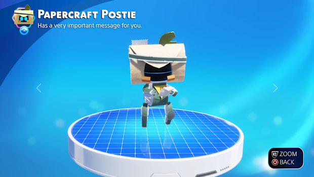 Sandpit from Tearaway cameo in Astro Bot.