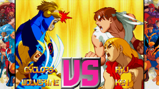 Cyclops and Wolverine vs Ryu and Ken