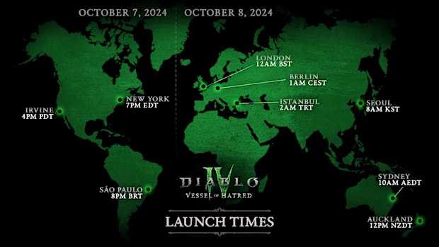 Diablo 4 Vessel of Hatred release times and preload for PC 