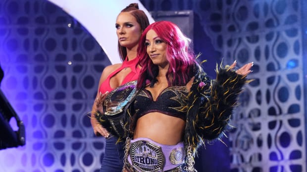 Mercedes Moné and Kamille on AEW Dynamite 