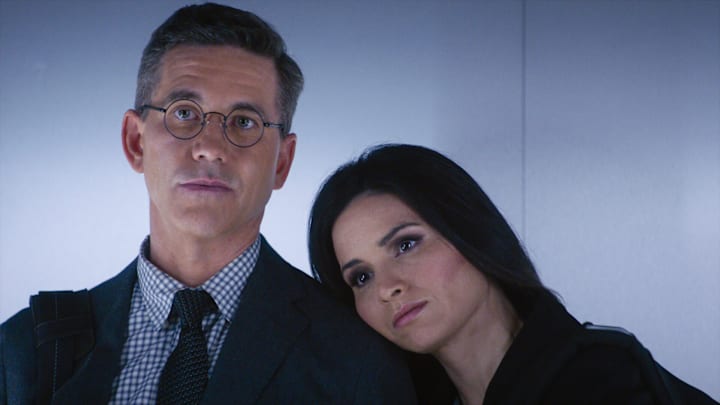 “Second Opinion” – NCIS works to solve the murder of a senator’s daughter who has a rebellious reputation and large online following. Also, Jimmy gets competitive with an old college rival, on the CBS Original series NCIS, Monday, May 8 (9:00-10:00 PM, ET/PT) on the CBS Television Network, and available to stream live and on demand on Paramount+*. Pictured: Brian Dietzen as Jimmy Palmer and Katrina Law as NCIS Special Agent Jessica Knight. Photo: CBS ©2023 CBS Broadcasting, Inc. All Rights