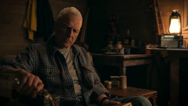 NCIS: Origins - Pictured: Mark Harmon as Leroy Jethro Gibbs. Photo: CBS ©2025 CBS Broadcasting, Inc. All Rights Reserved. Highest quality screengrab available.
