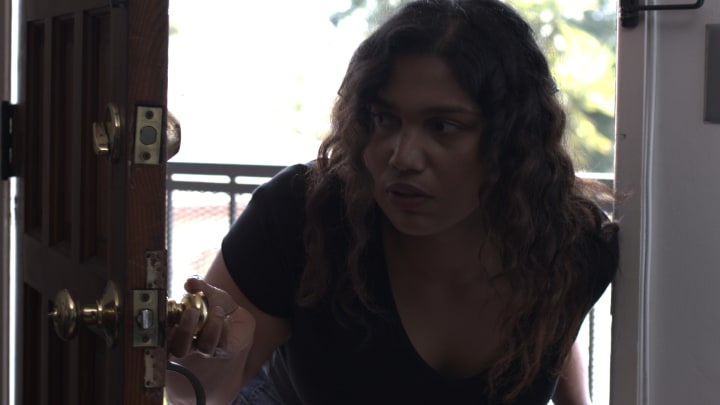 Georgina Navarro as lead actress in My First Horror Film 