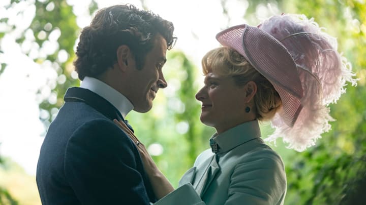 Harry Richardson and Louisa Jacobson in The Gilded Age season 3 episode 5 on HBO