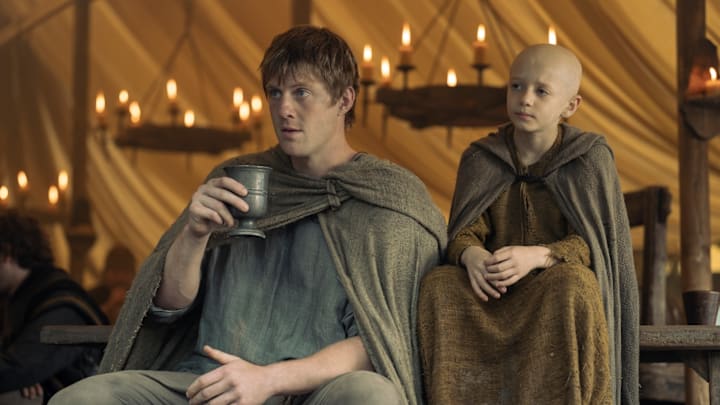 Peter Claffey and Dexter Sol Ansell in A Knight of the Seven Kingdoms - Credit: Steffan Hill/HBO