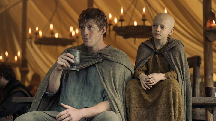 Peter Claffey and Dexter Sol Ansell in A Knight of the Seven Kingdoms