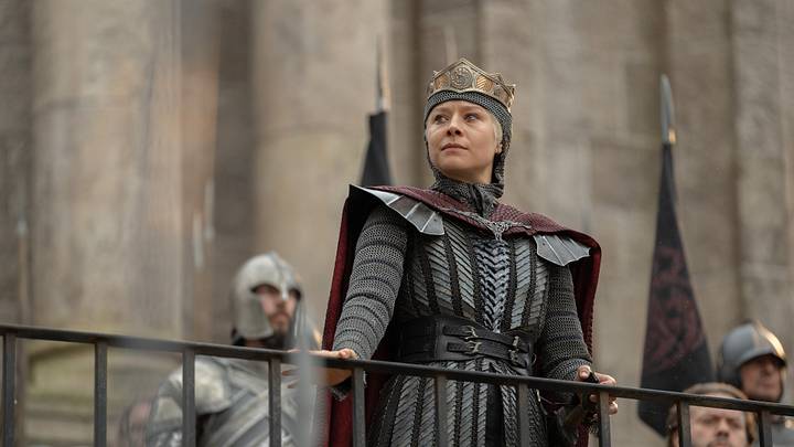 Emma D’Arcy as Rhaenyra Targaryen in House of the Dragon season 3 episode 8. Photograph by Ollie Upton/HBO.