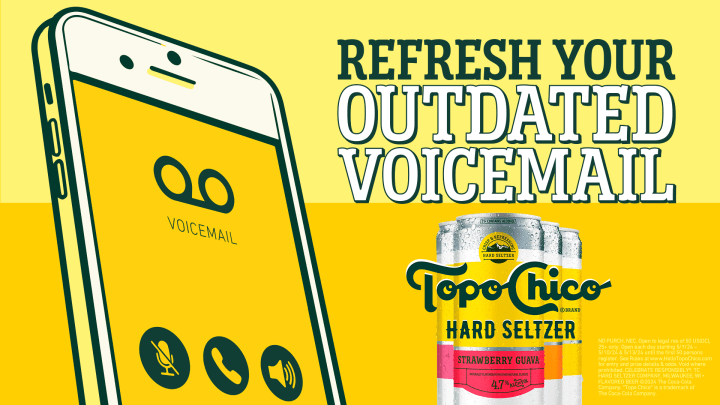 Hello You've Reached Topo Chico Hard Seltzer Brand Key Visual