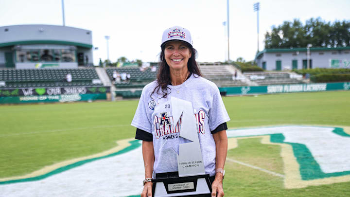 USF women's lacrosse coach Mindy McCord