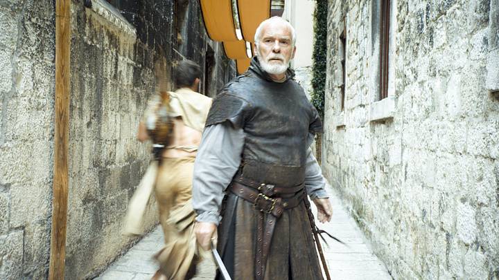 Ian McElhinney (Barristan Selmy) in Game of Thrones season 5 Episode 4, "Sons of the Harpy"