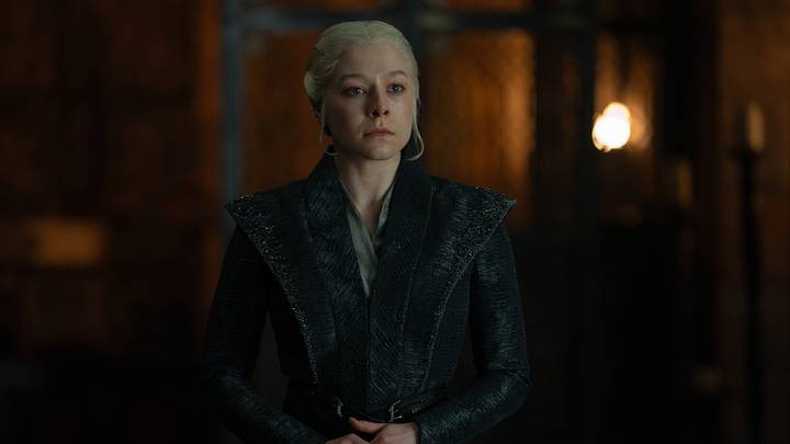 Emma D'Arcy (Rhaenyra Targaryen) in House of the Dragon season 3.