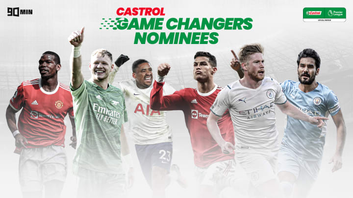 The six players nominated for the Castrol Game Changer Award
