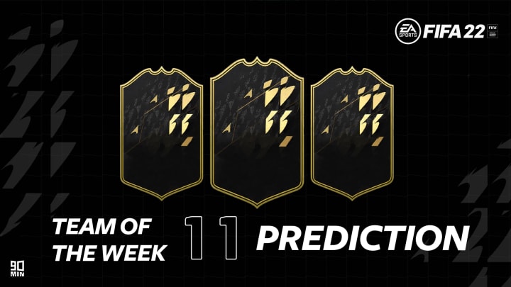 TOTW 11 Prediction FIFA 22