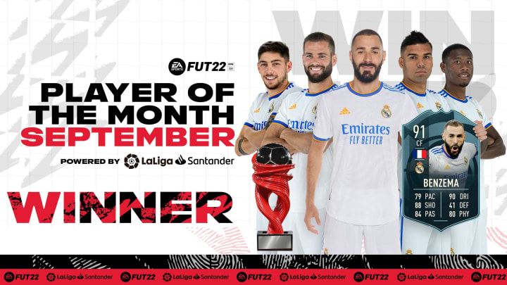 Benzema foi o grande destaque do mês de setembro na LaLiga Benzema foi o grande destaque do mês de setembro na LaLiga