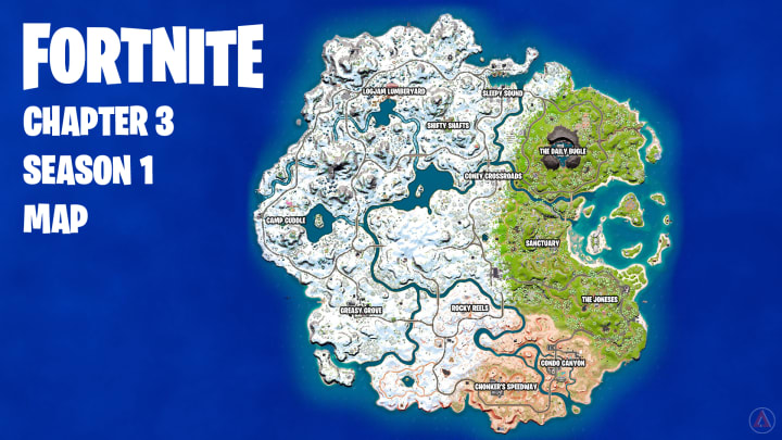 Fortnite Chapter 3 Season 1 Map
