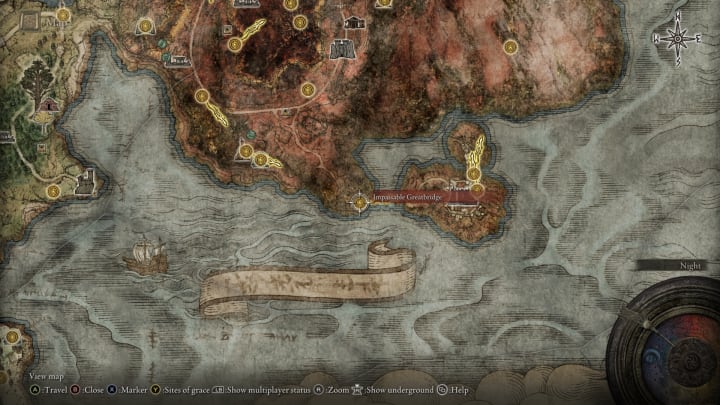 Large impassable bridge.