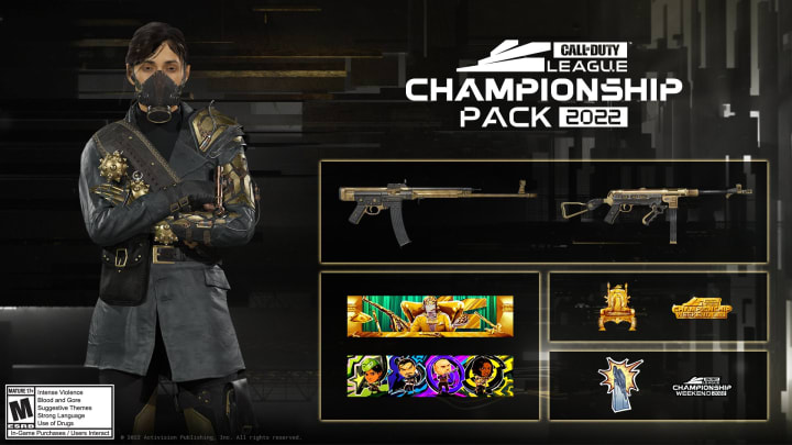 "Run it back and earn your glory in this black and gold themed one-of-a-kind pack."