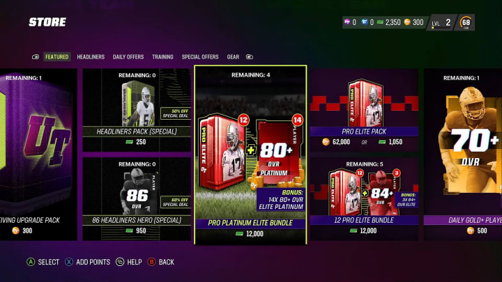 Here's a breakdown of everything you need to know about the Pro Platinum Elite Bundle in Madden 23 Ultimate Team.