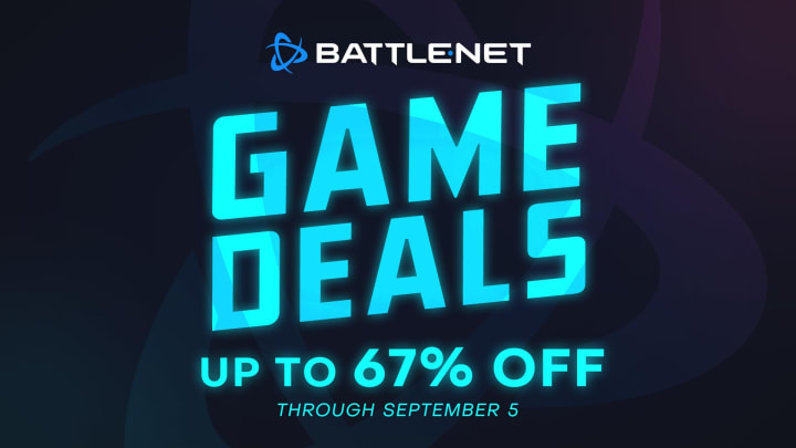 "Treat yourself with deals of up to 67% off your favorite titles and in-game goodies on Battle.net!"
