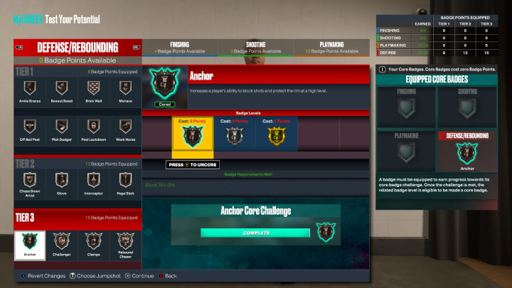 Here's a breakdown of the best Defense/Rebounding Badges to use in NBA 2K23 MyCareer on current and next gen.