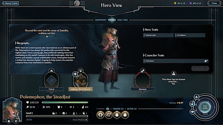 Endless Legend 2 screenshot of a hero.