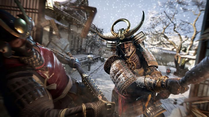Yasuke mows down enemies, and it's entertaining.