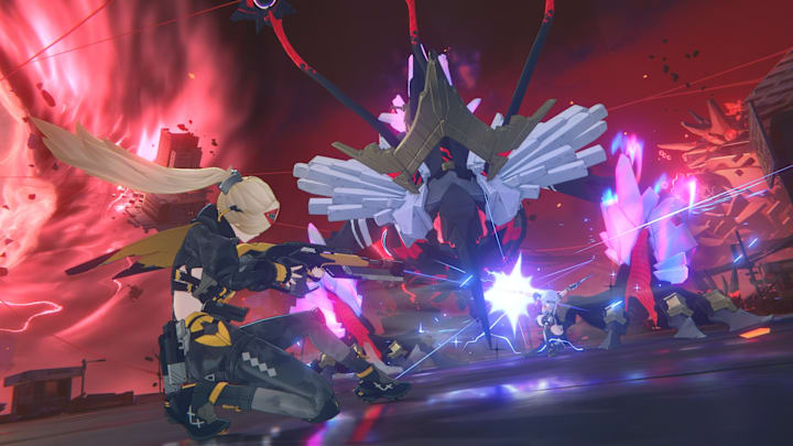 Zenless Zone Zero screenshot of Trigger and Soldier 0 in battle.