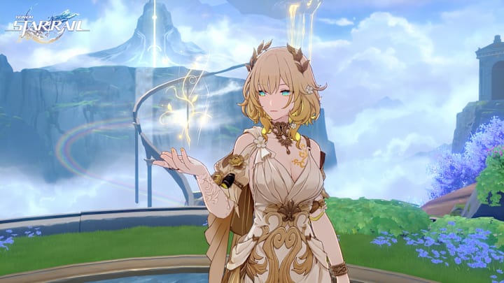 Honkai: Star Rail screenshot of Aglaea.