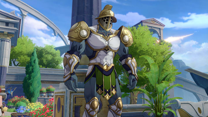 Honkai: Star Rail screenshot of an Okheman guard.