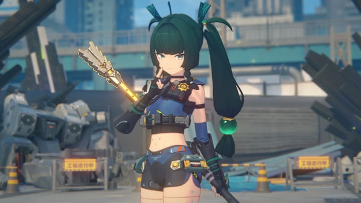 Zenless Zone Zero screenshot of Qingyi doing a sassy pose.