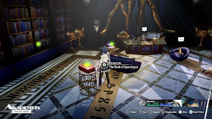 The Book of Apocalypse on a table in More's study.