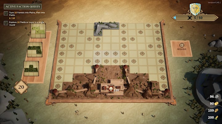Drop Duchy screenshot showing a boss level.