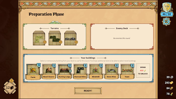 Drop Duchy screenshot showing the preparation phase.