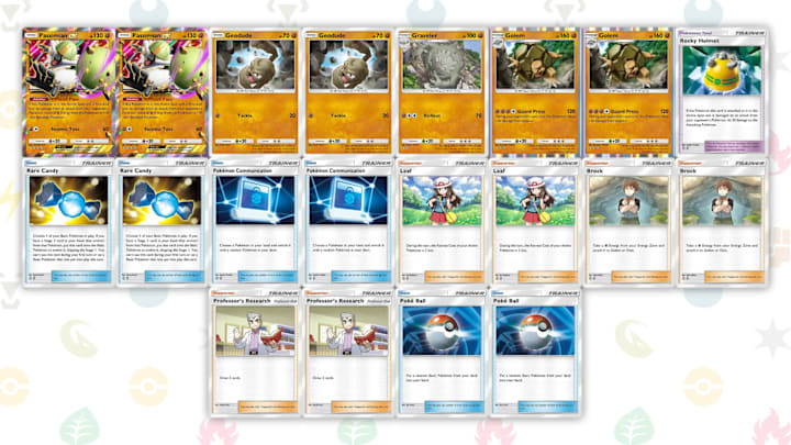 A Passimian ex deck list in Pokemon TCG Pocket
