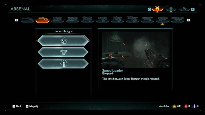 The Speed Loader upgrade in Doom: The Dark Ages