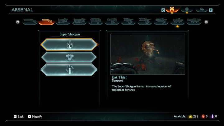 The Eat This! upgrade in Doom: The Dark Ages