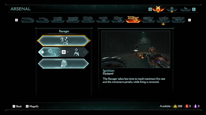 The Ignition upgrade in Doom: The Dark Ages
