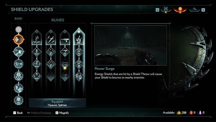 The Power Surge upgrade in Doom: The Dark Ages