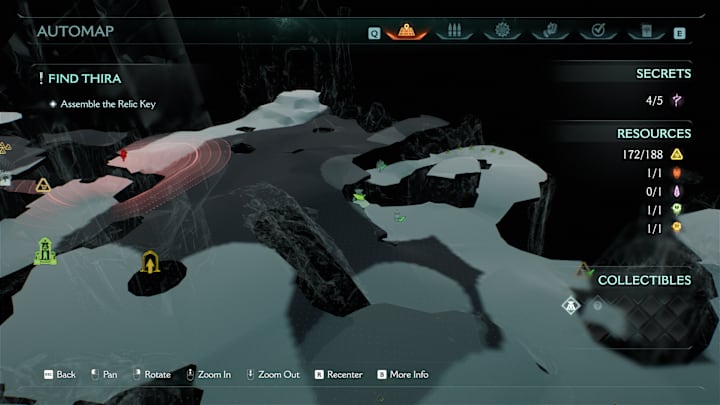 A map showing the location of a collectible toy in Doom: The Dark Ages